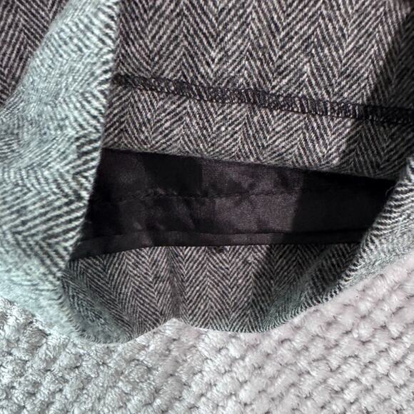 Pendleton Pants Womens 14 Gray Herringbone Tapered Trouser Fully Lined Career - Picture 5 of 16